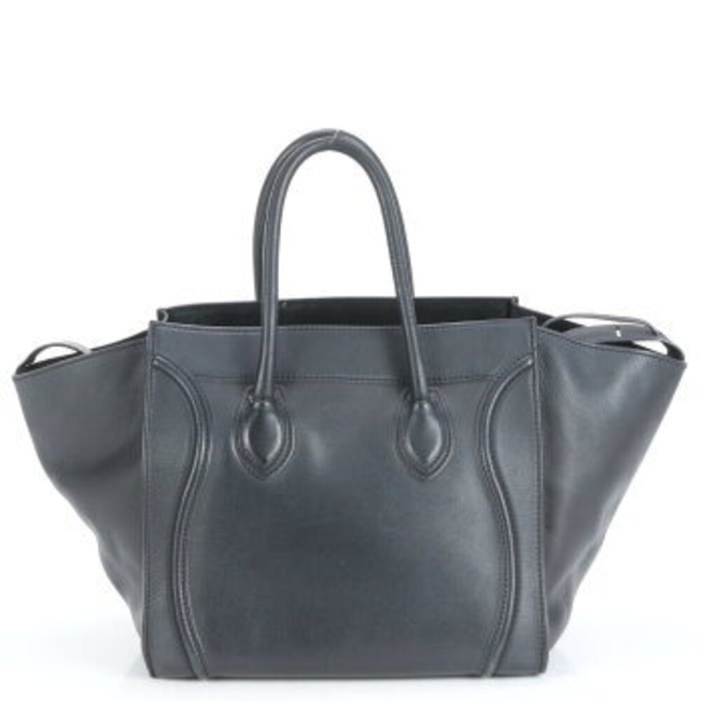 Celine Luggage Phantom leather Shoulder Bag Tote black - Picture 4 of 11